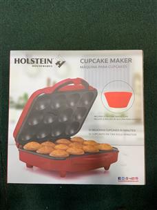 Holstein Housewares Cupcake Maker Red Red